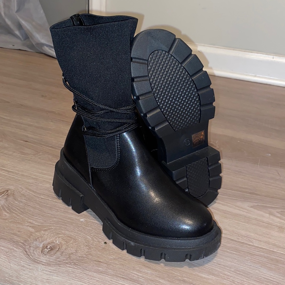 Black boots